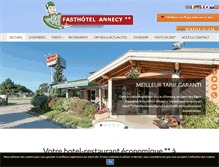 Tablet Screenshot of fasthotel-annecy.com